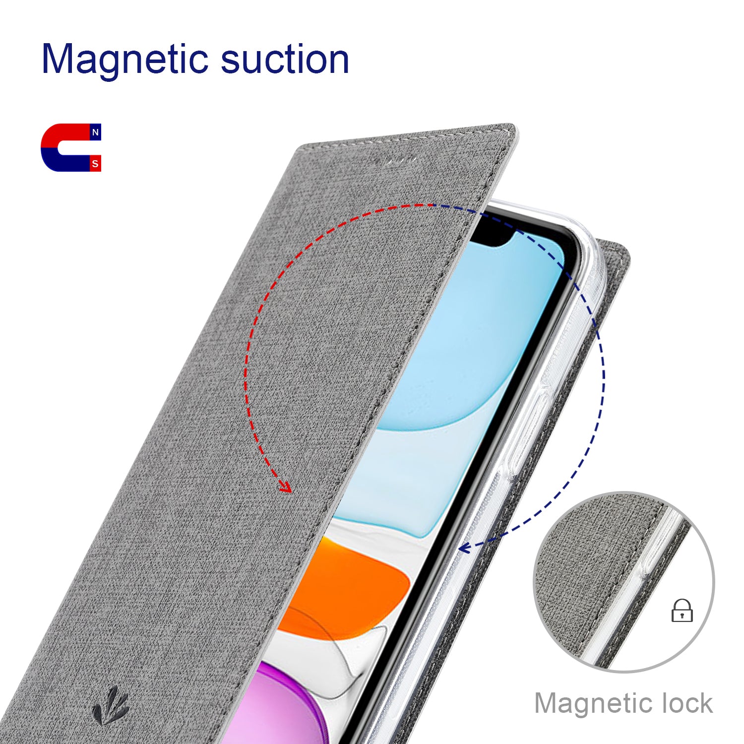 VILI DMX Series for OnePlus 11 5G PU Leather Phone Case Card Slots Mobile Phone Stand Cover VILI DMX Series for OnePlus 11 5G PU Leather Phone Case Card Slots Mobile Phone Stand Cover